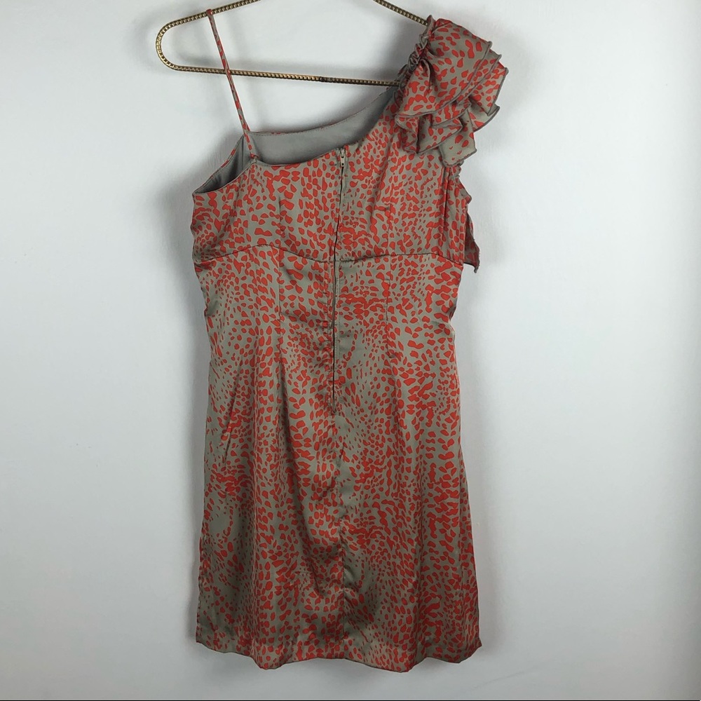 Teeze Me Mini Dress Silver Orange Sexy Juniors 5 M - Picture 4 of 11